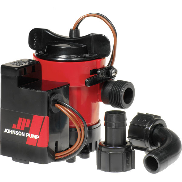 Johnson Pump 500GPH Auto Bilge Pump 3/4" 12V Mag Switch 05503-00